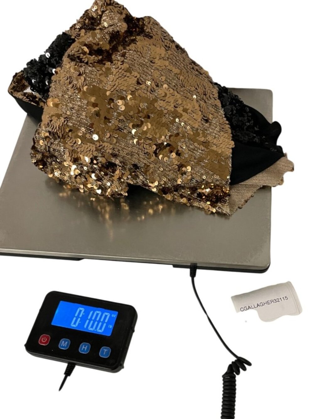 Zara Womens Sequin Halter Top shirt S Halter Black Gold Combined 9956/861 NWT - Picture 14 of 14